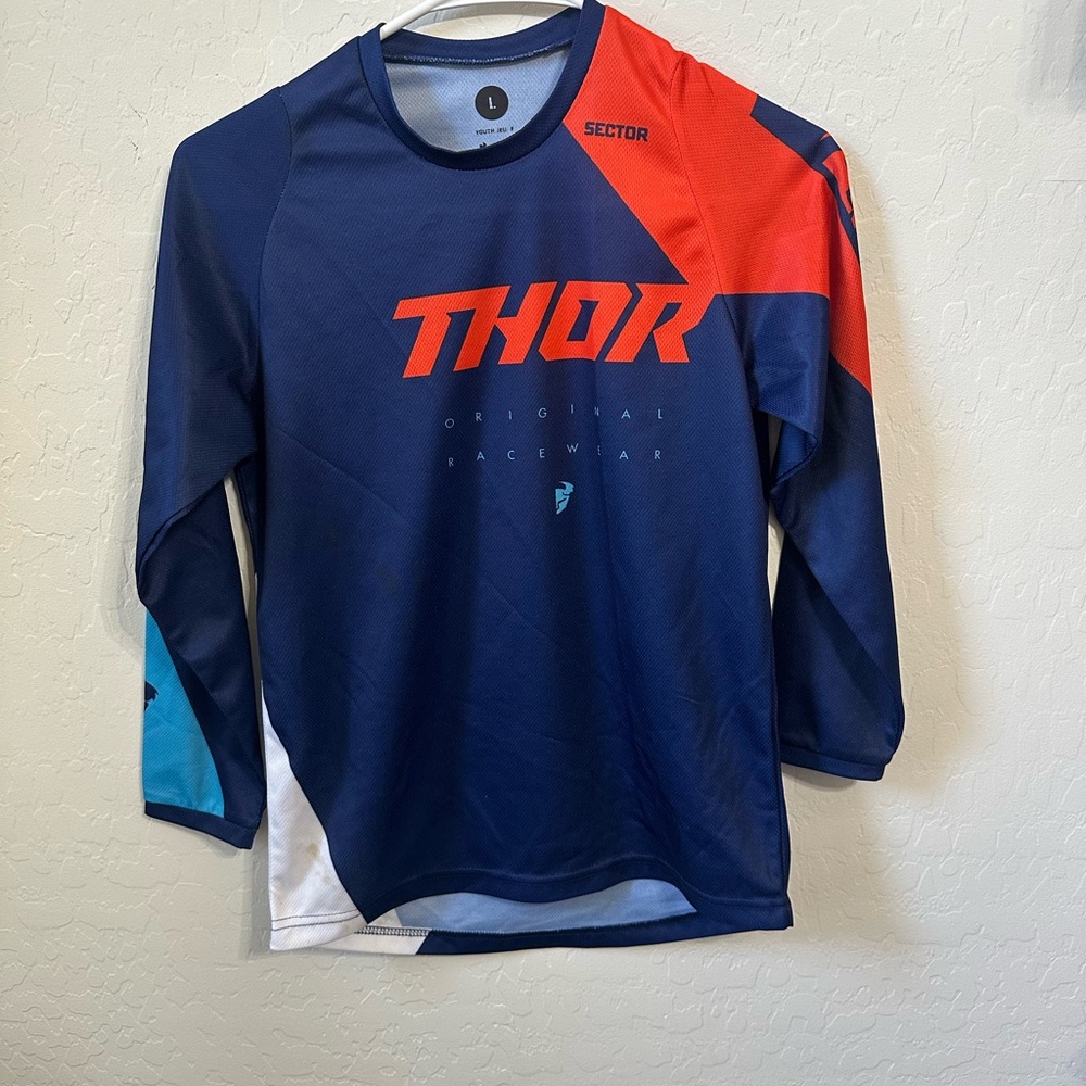 Thor Sector Racing Set in Navy and Red - Picture 3 of 7